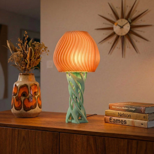 Exo Spore Organic Space Age Lamp Customizable Table Light