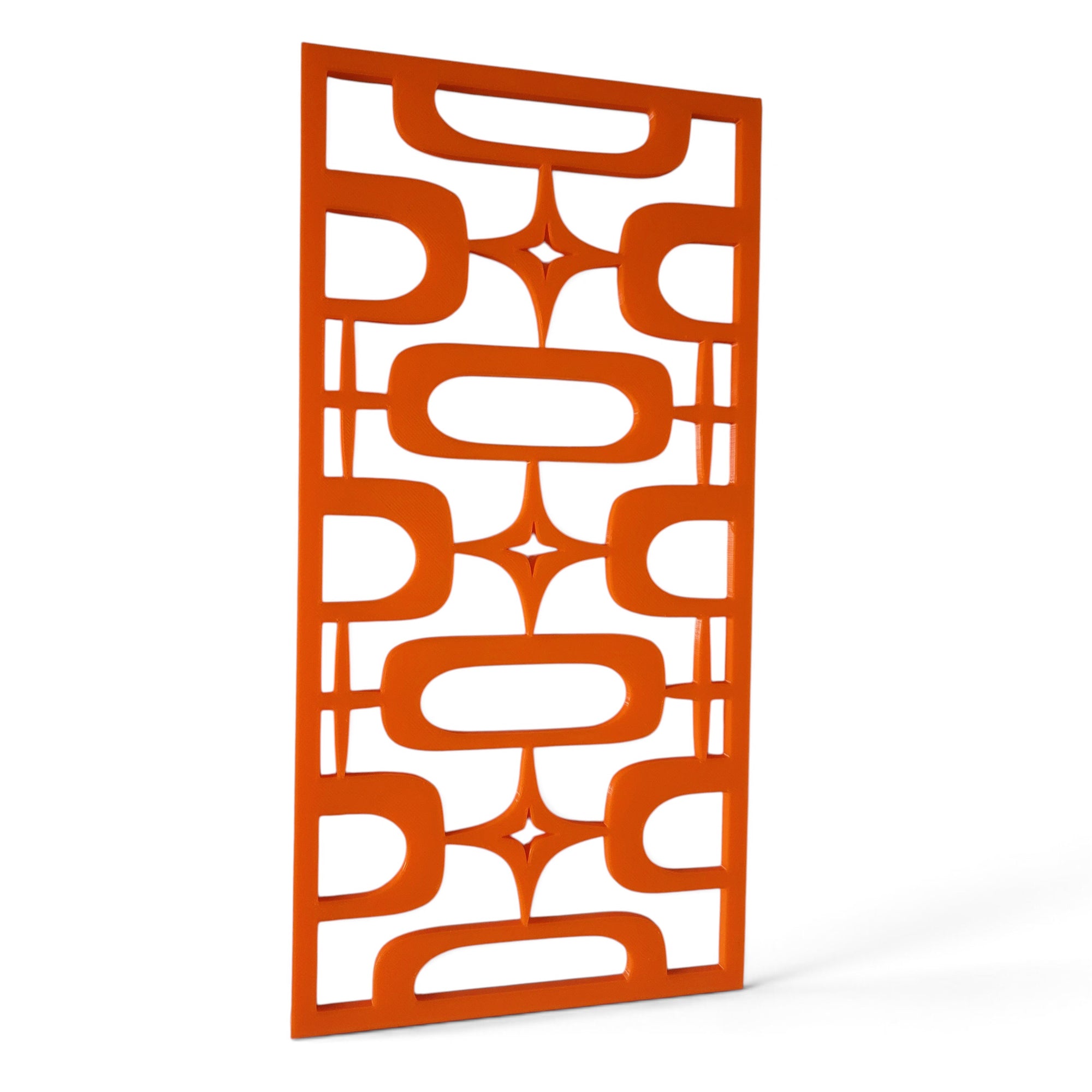 Atomic Ovals Stars Vintage Style Décor Panels
