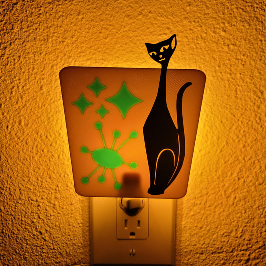 Atomic Cat Mid Century Night Light