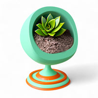 Nebula Nest Space Age Chair Planter