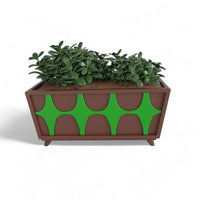 Mid Century Modern Credenza Planter