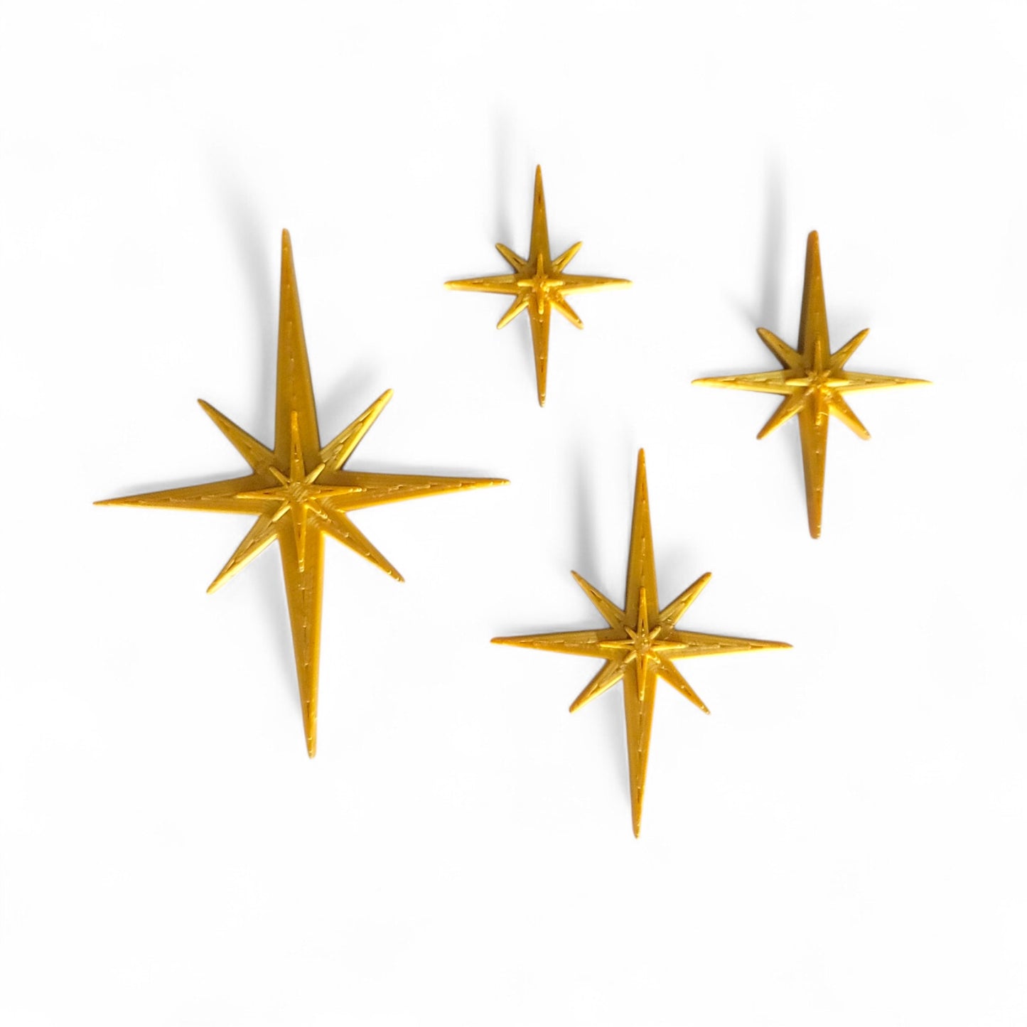 Midcentury Modern Starburst  Fridge Magnets