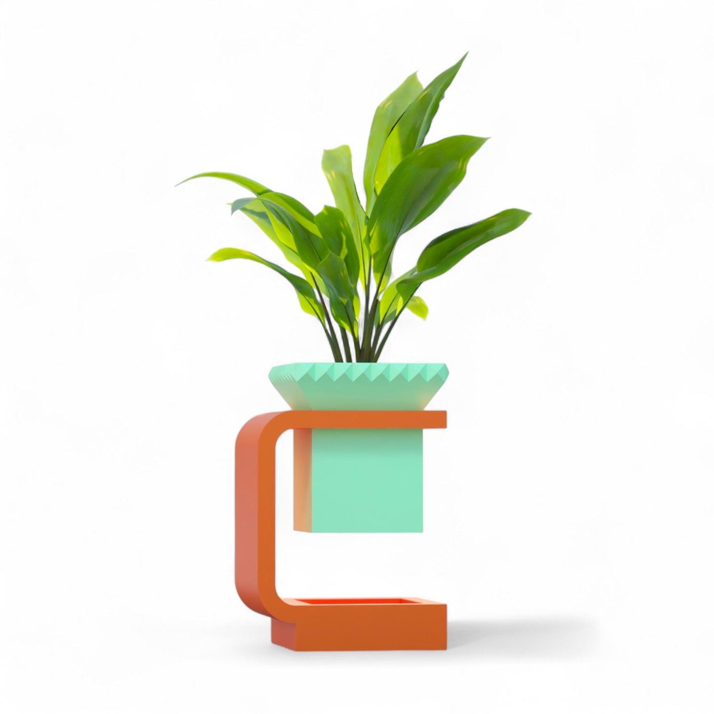 The Lunara Space Age Mid Century Modern Planter Levitating Illusion