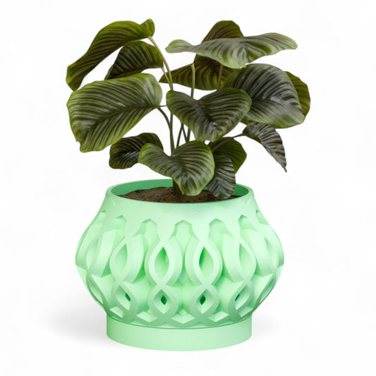 Corex Space Age Infinity Retro Weave Planter
