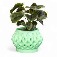 Corex Space Age Infinity Retro Weave Planter