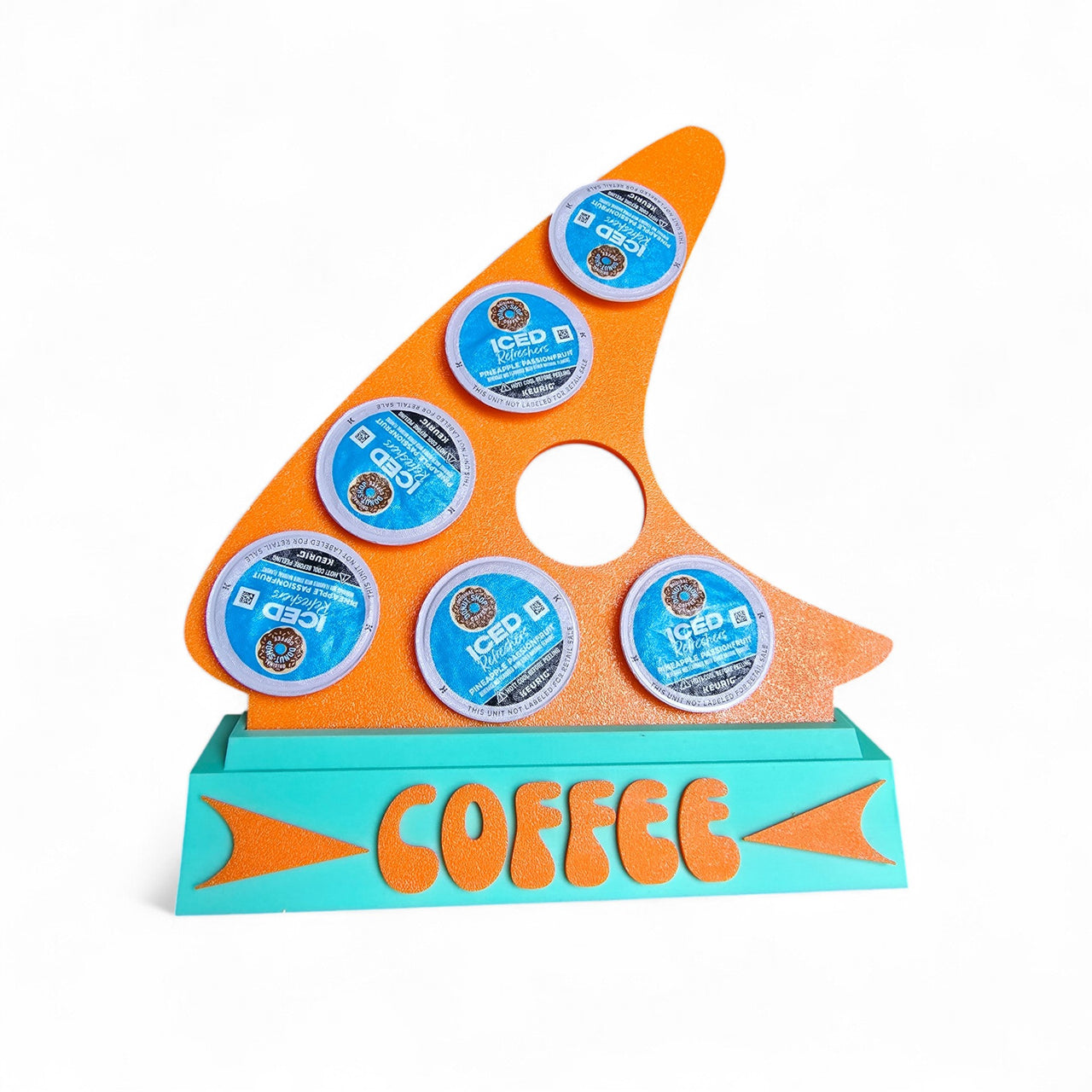 Retro Style Boomerang Coffee Pod Holder for K-Cups