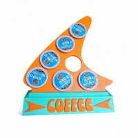 Retro Style Boomerang Coffee Pod Holder for K-Cups