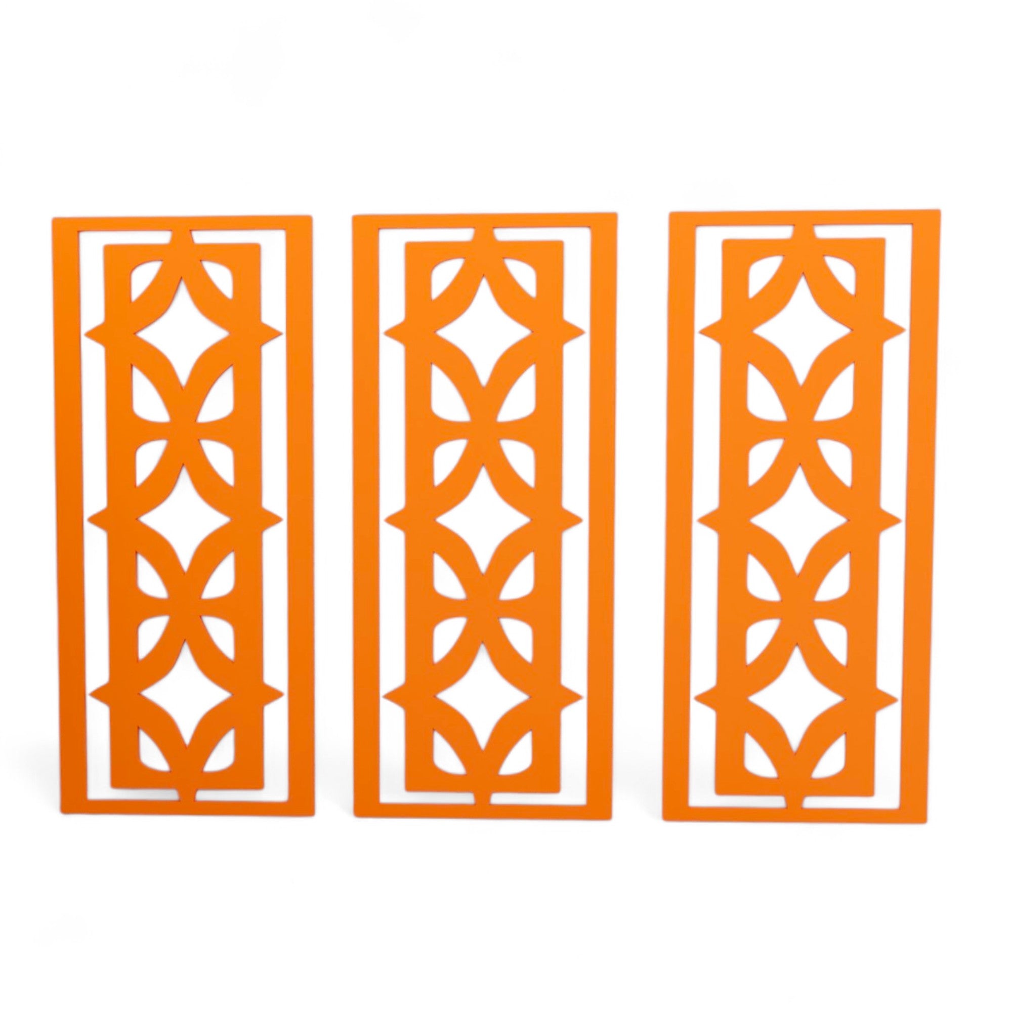 Diamond Vertigo Midcentury Modern Wall Panel Set of 3