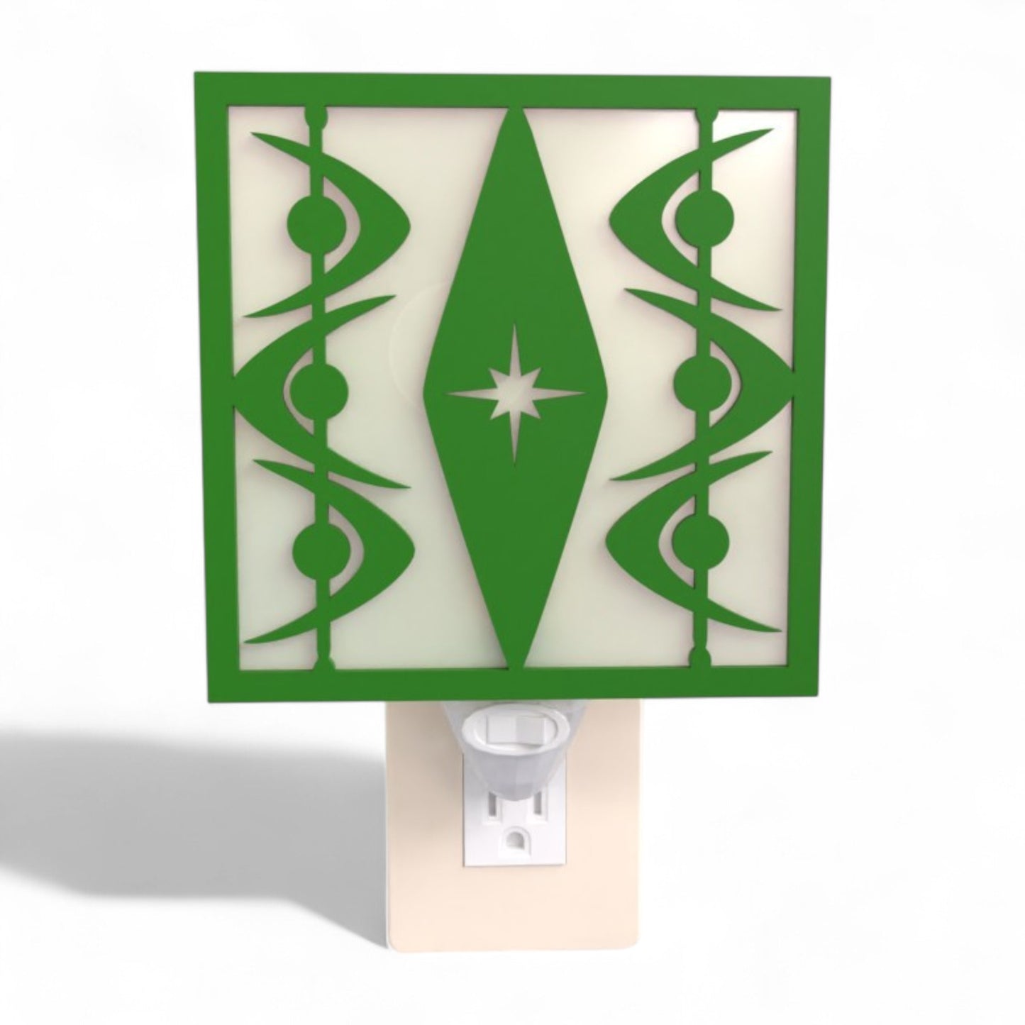 Diamond Starburst Midcentury Night Light