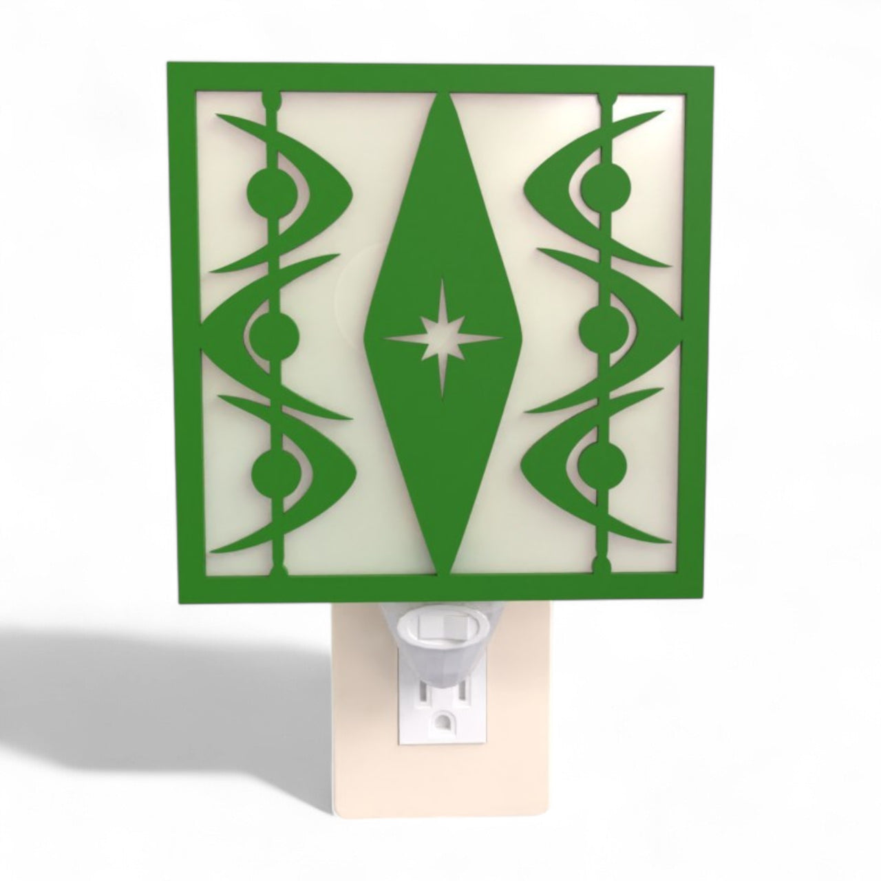 Diamond Starburst Midcentury Night Light