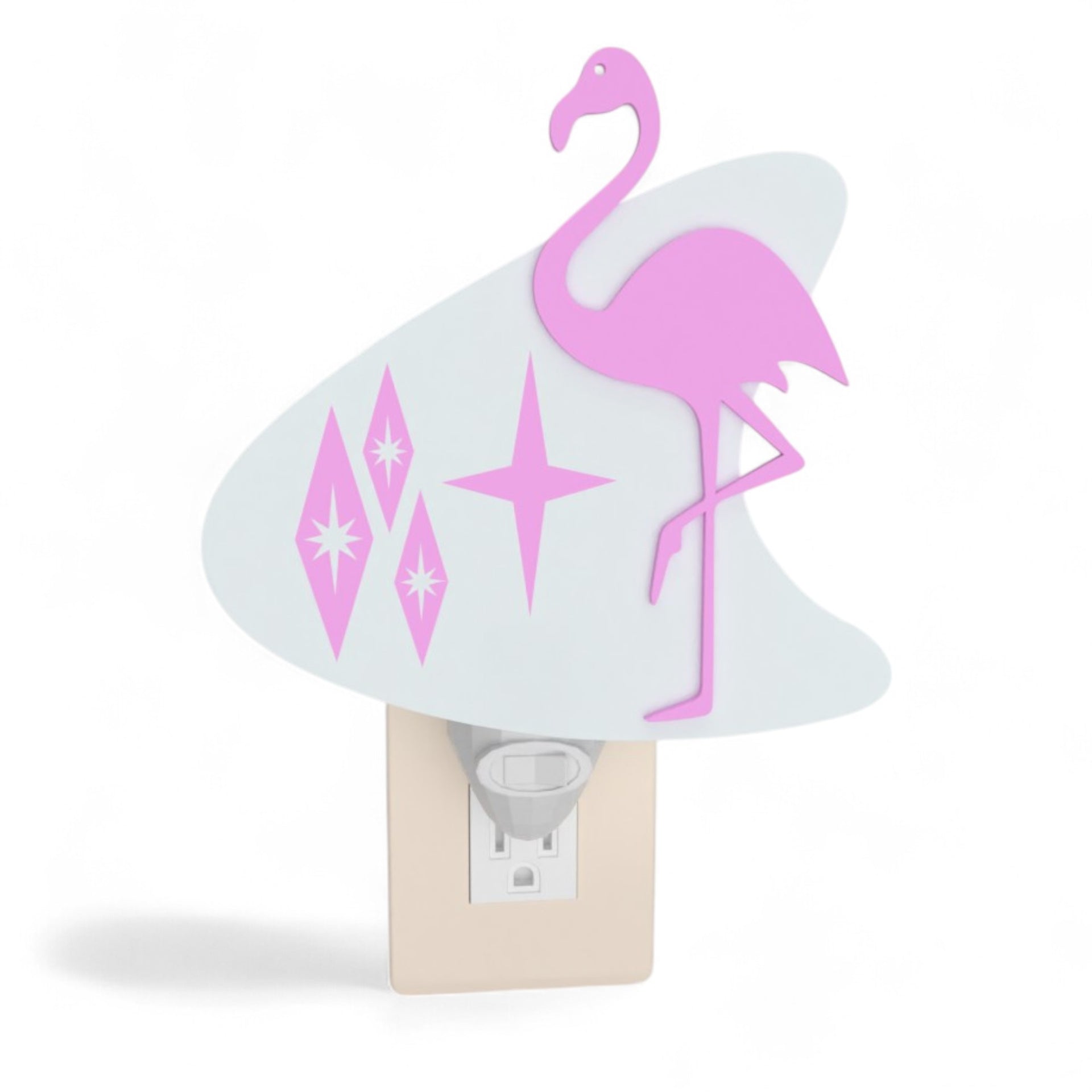 Cosmic Flamingo Night Light - Warm / Pink