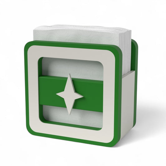 Space Age Squared Orbiter Starburst Napkin Holder