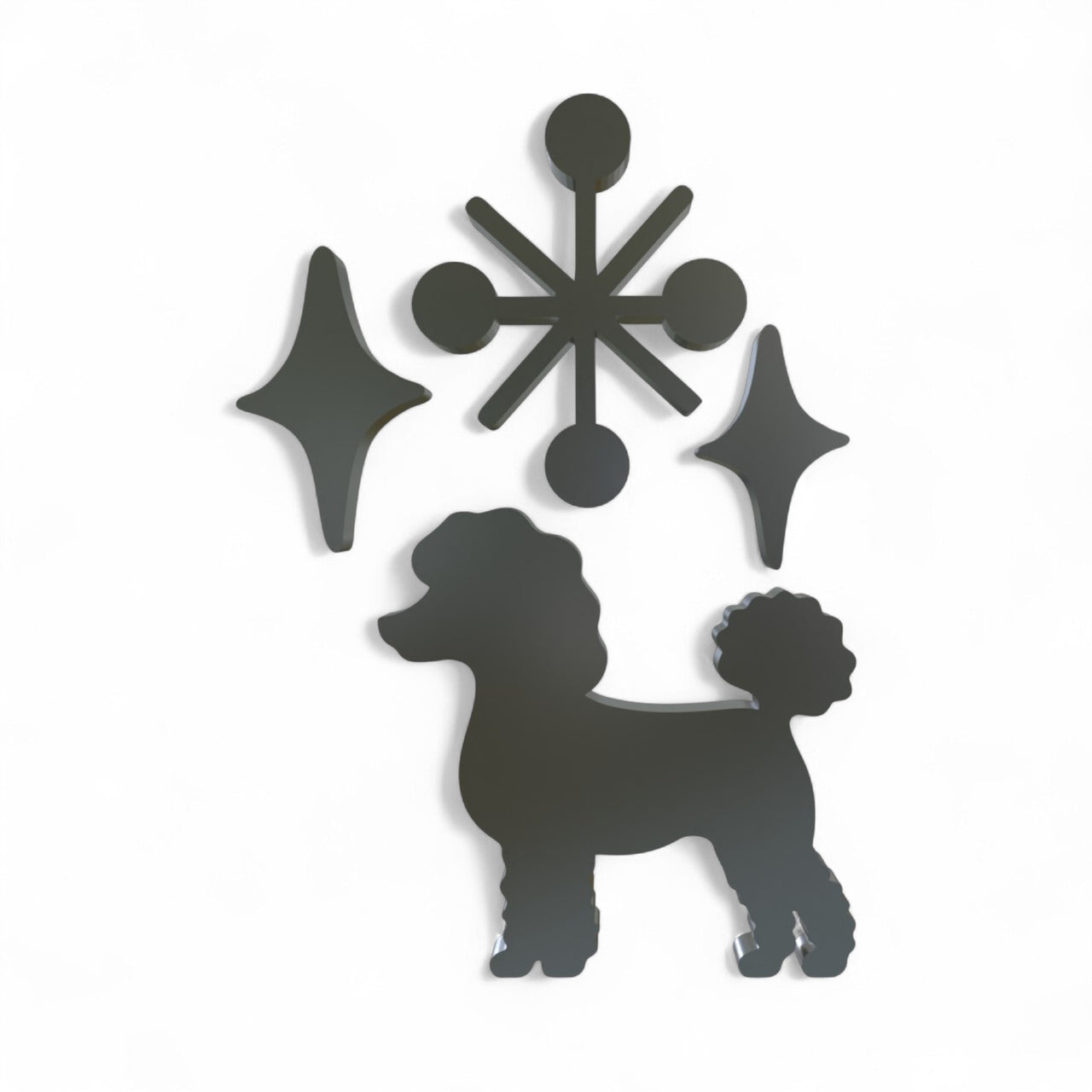 Atomic Poodle Dog Magnet Set