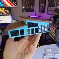 Miniature Mid Century Modern House Model The Devonshire Scale Diorama Display