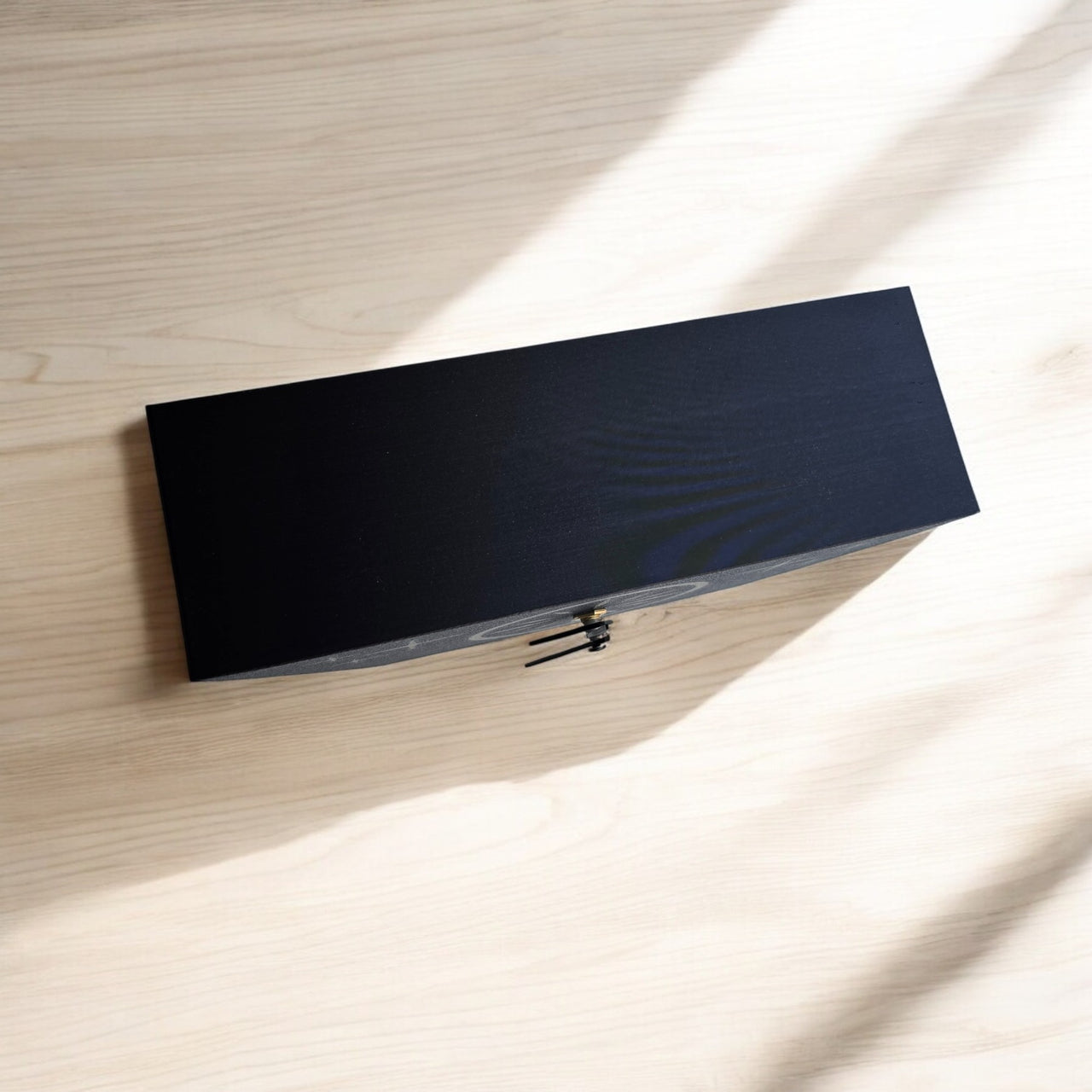 Starburst Radiant Desk Clock Mid Century Modern