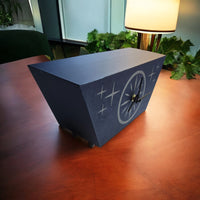 Starburst Radiant Desk Clock Mid Century Modern