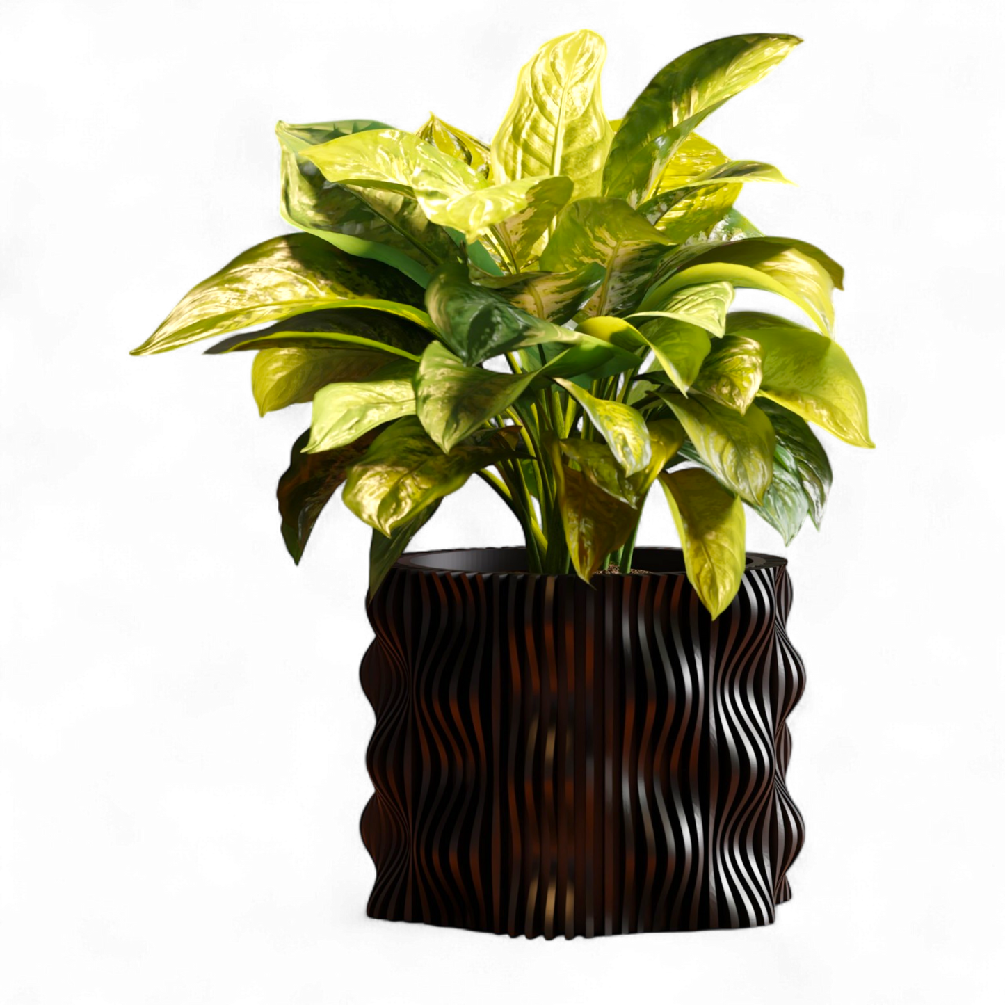 Joxel Space Age Retro Wavy Planter