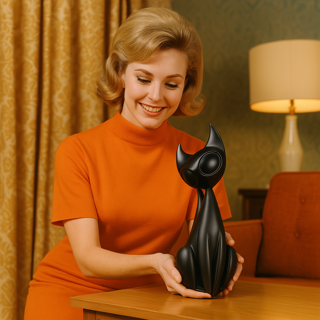 Atomic Cat Sculpture