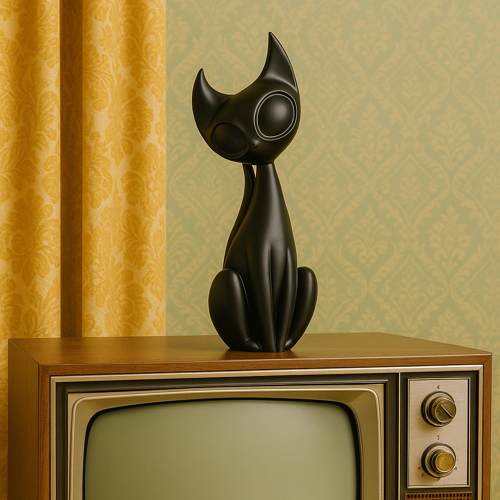 Atomic Cat Sculpture