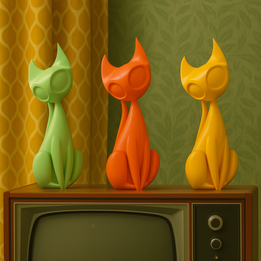 Atomic Cat Sculpture