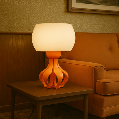 Yunari Retro Futuristic Lamp Mid Century Modern