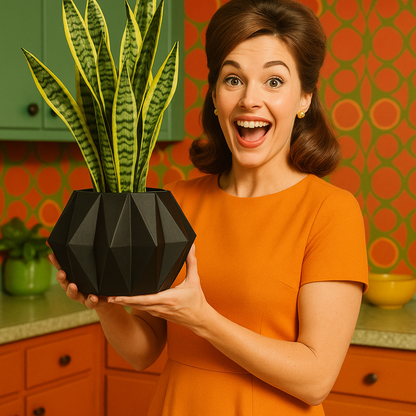 Astrelle Space Age Retro Minimalist Planter