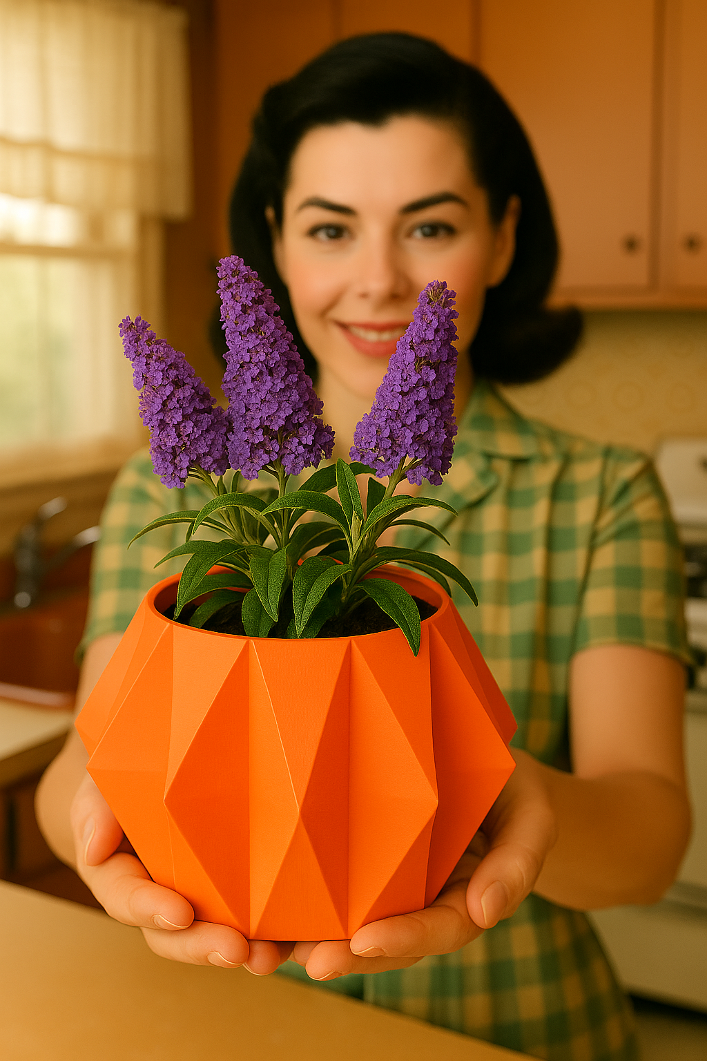 Astrelle Space Age Retro Minimalist Planter