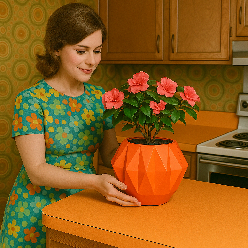 Astrelle Space Age Retro Minimalist Planter