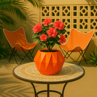 Astrelle Space Age Retro Minimalist Planter