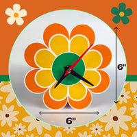 Flower Power Clock