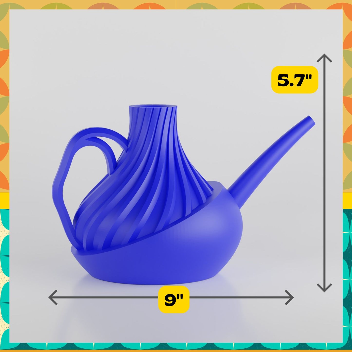 Tavi Vintage Style Mid Century Watering Can