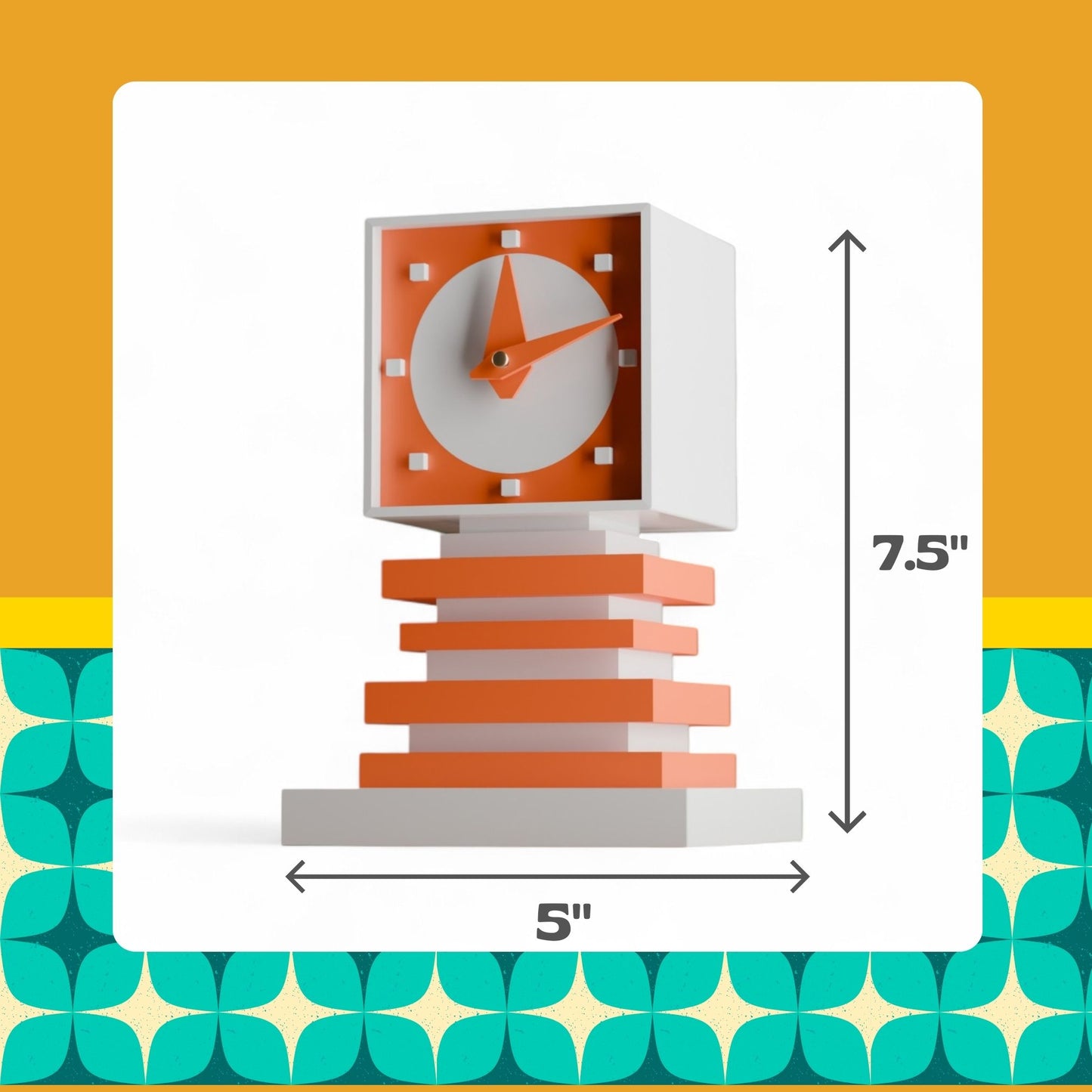 Quantik Square Space Age Clock