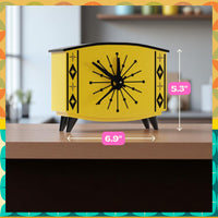 StarCrest Mid Century Modern Space Age Desk Clock