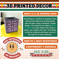 Atomic Ovals Tissue Box Cover