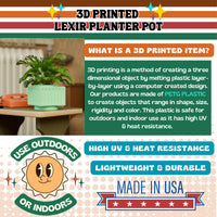 Retro Space Age Lexir Planter
