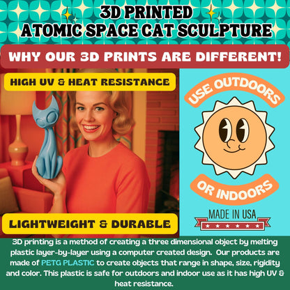 Atomic Cat Sculpture