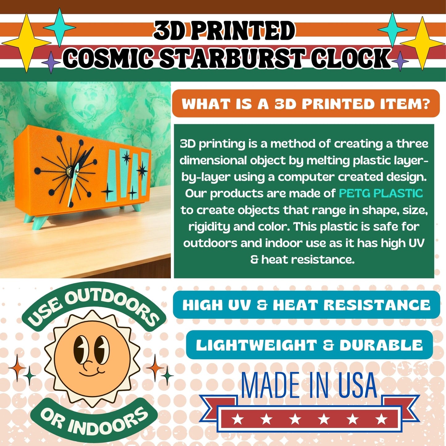 Cosmic Starburst Clock