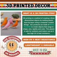 MCM Minimalist Bird Family (Set of 2)