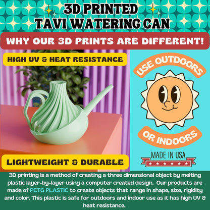 Tavi Vintage Style Mid Century Watering Can