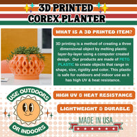 Corex Space Age Infinity Retro Weave Planter