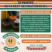 Retro Minimalist Space Age Nova Nest Decorative Bowl