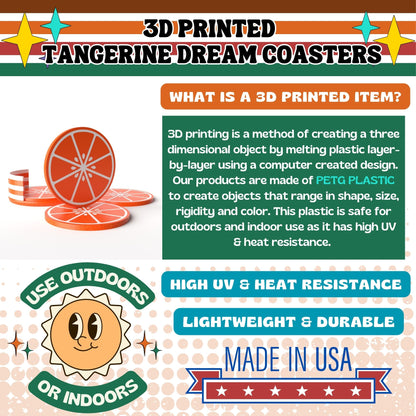 Tangerine Dream Retro Coasters