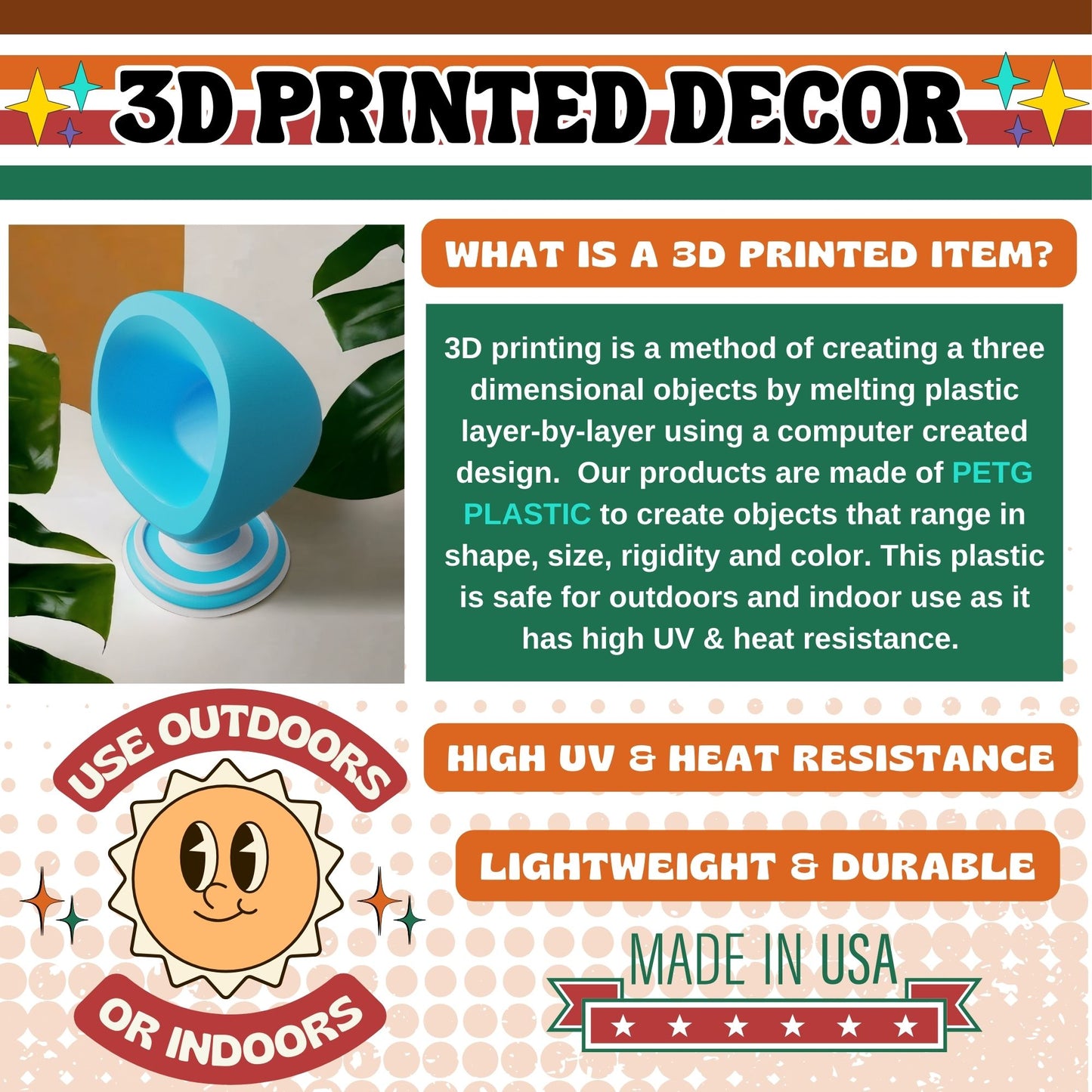 Nebula Nest Space Age Chair Planter