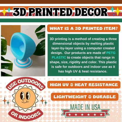 Nebula Nest Space Age Chair Planter