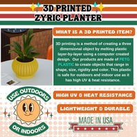 The Zyric Space Age Mid Century Modern Planter