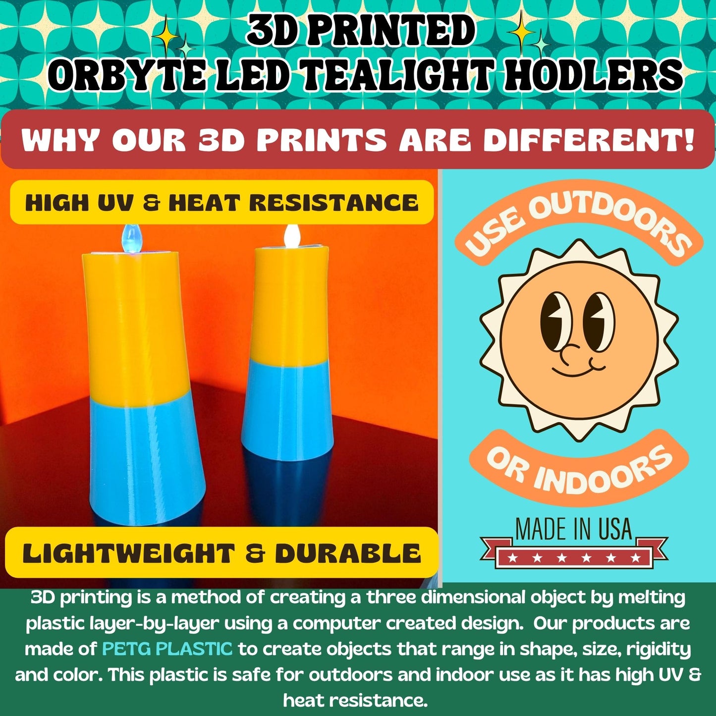 Orbyte LED Tea Light Candle Towers