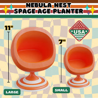 Nebula Nest Space Age Chair Planter