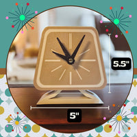 Orbitron Space Age Desk Clock