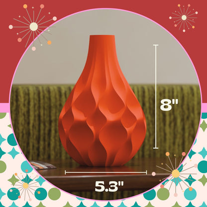 Aventis Wavy Space Age Vase