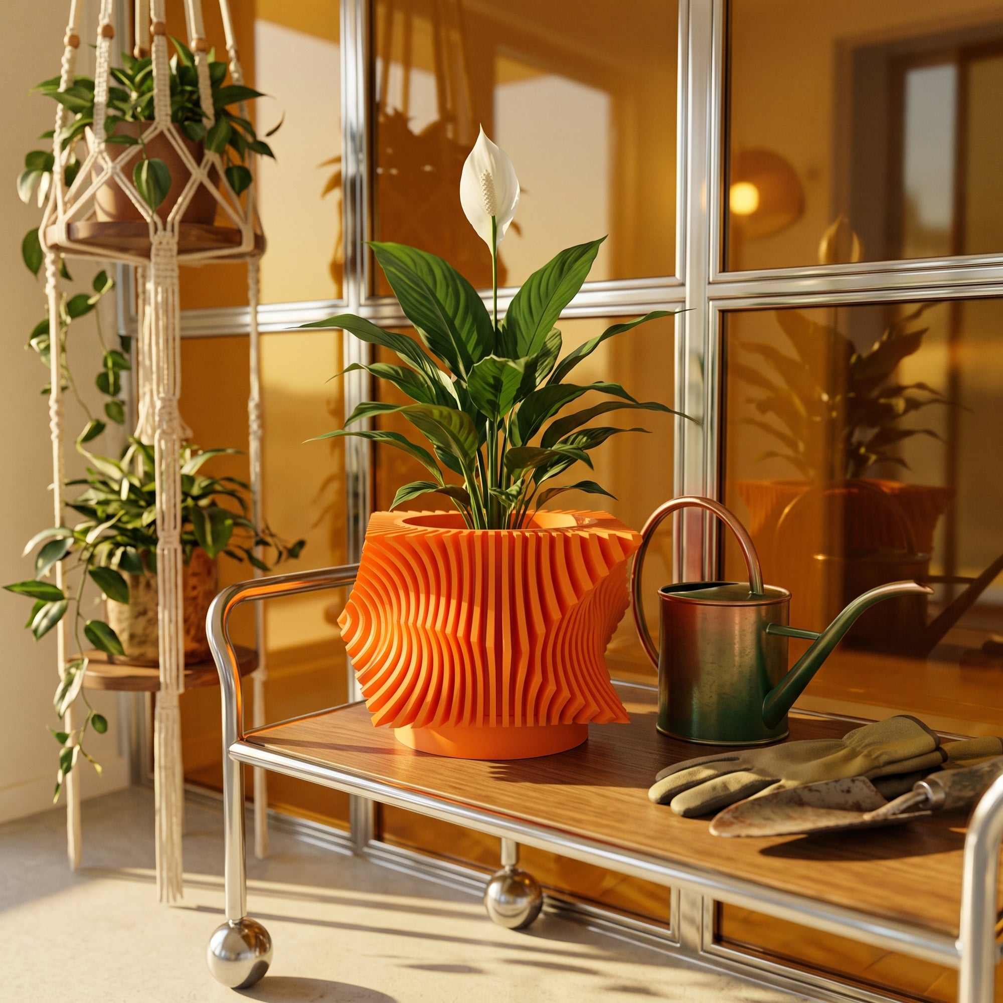 Space Age Brixel Planter